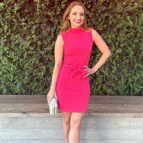 Missguided Mock Neck LANA Shift Dress - Picture 3 of 5